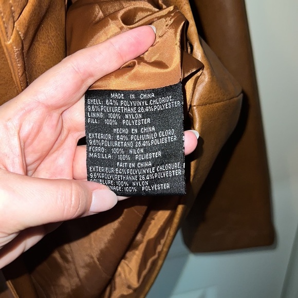 Faux Leather Blazer Jacket | Women’s Medium - Picture 6 of 7